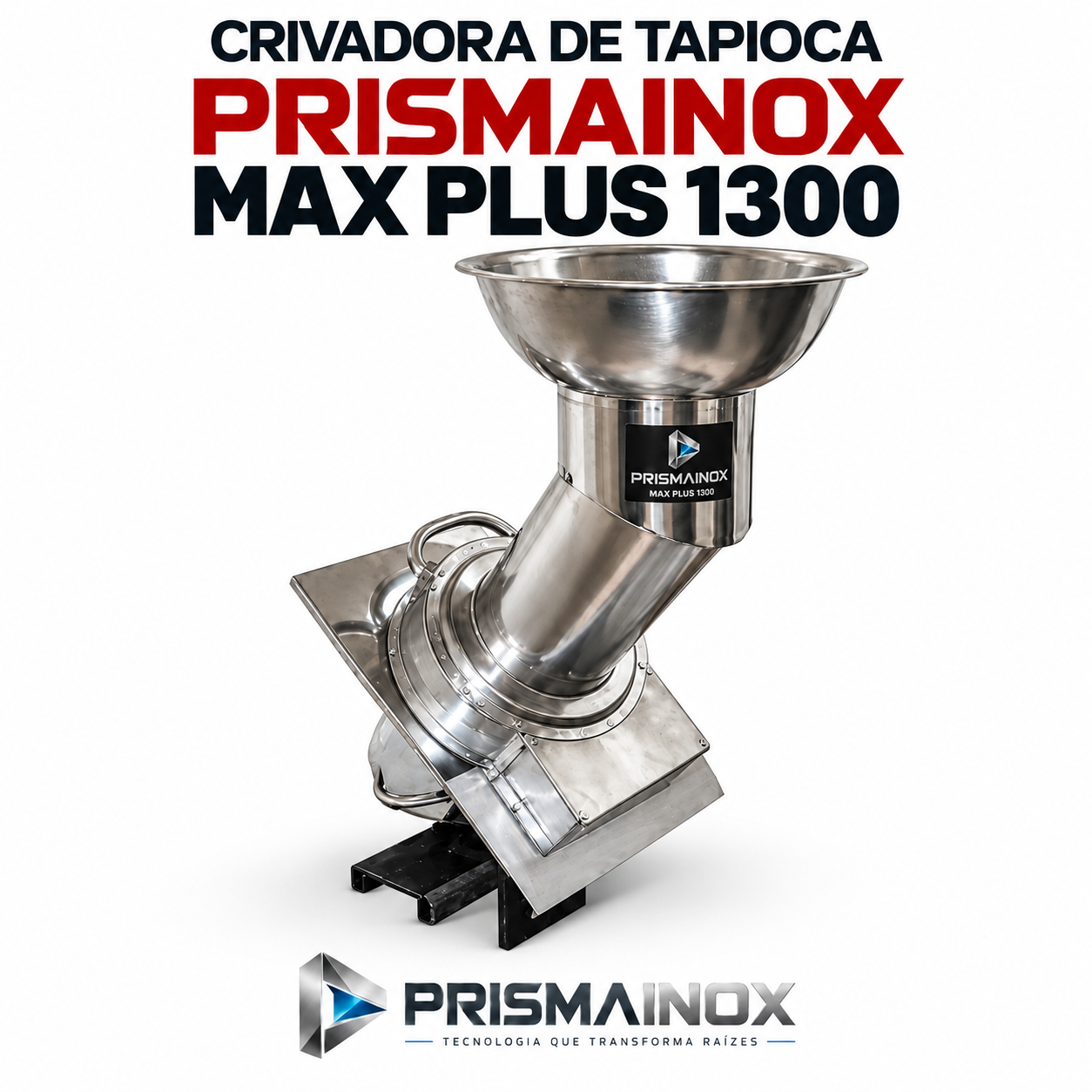 Crivadora de Tapioca Industrial Max Plus 1300 PRISMAINOX